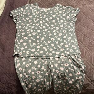 Pink/Gray Joyspun Pajamas